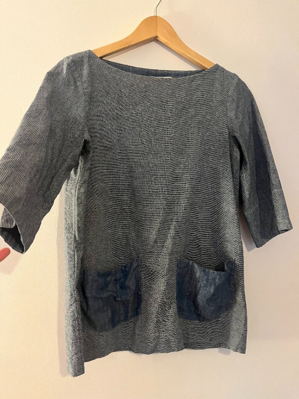 Lauren Moffatt cotton & flax top